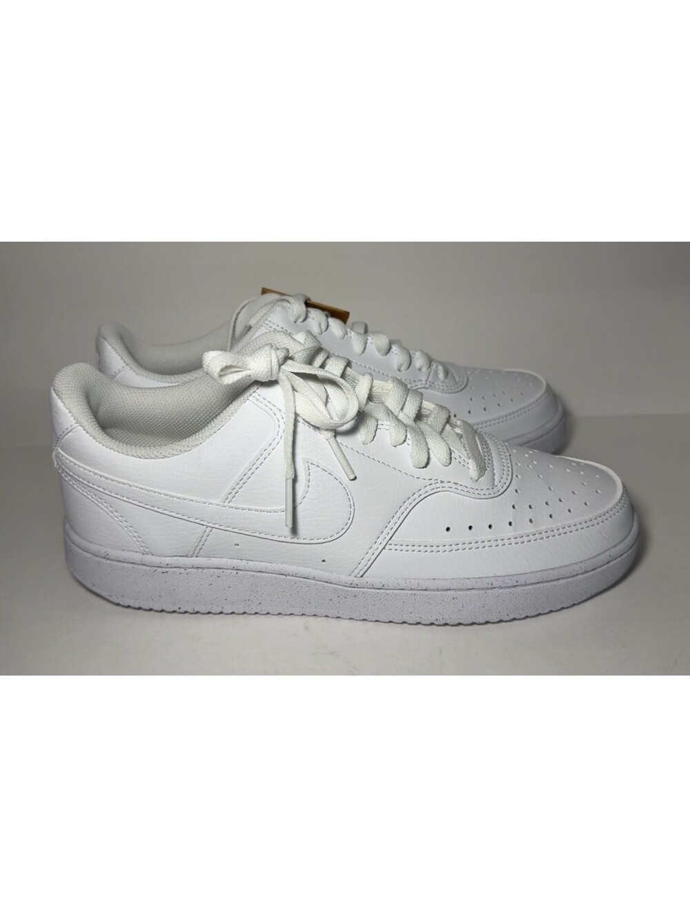Nike Court Vision Low Next Nature White Sneakers Mens Size 8 DH2987-100